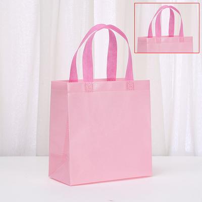 Colorful Shopping Bags 5Pcs Non-Woven Fabric Gift Bag Colored Hand-Held Bags Wedding Party Decoration Gift