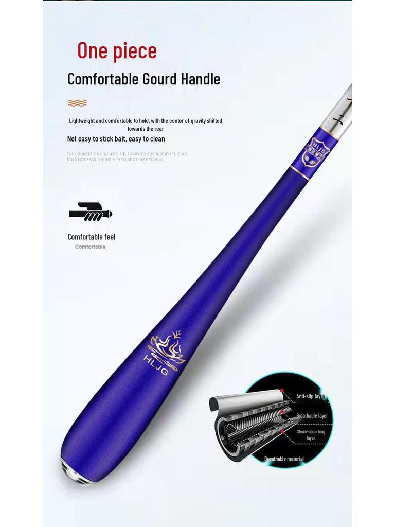 Ultra-Thin High Carbon Crucian Carp Hand Fishing Rod - Super Hard, Wild All-Around Rod, 28/19 Tone, Hot Seller