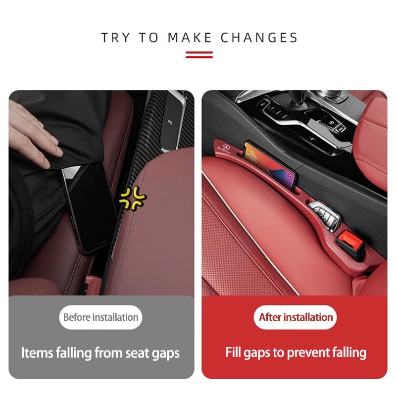2025 Hot Car Seat Gap Filler Leak Slit Proof Storage Strip For Mercedes Benz AMG W203 W206 W220 W205 W211 W212 W201 W210 W108 GL