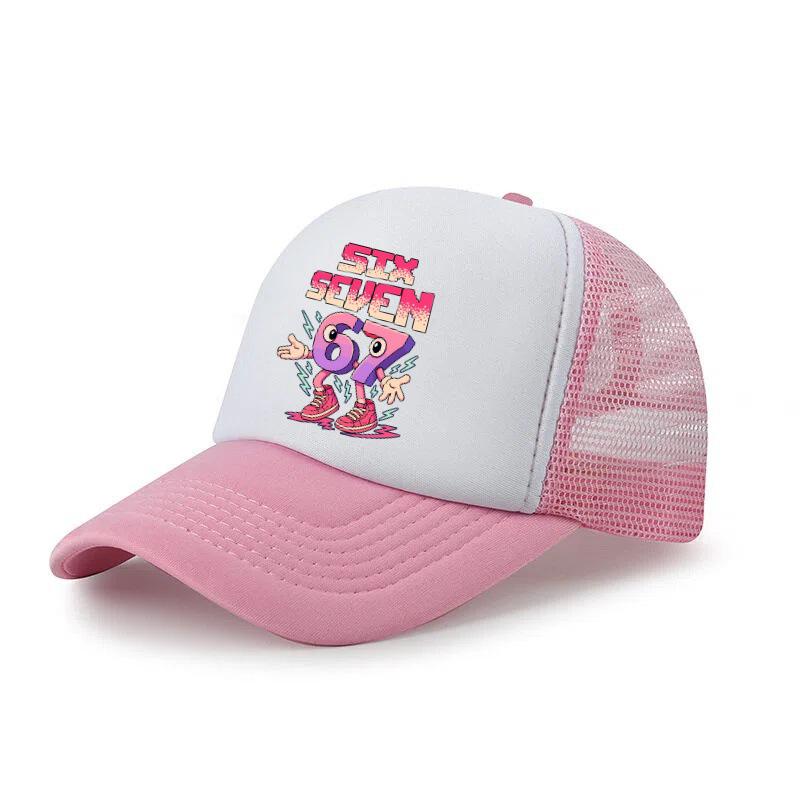 SAB Cartoon Mesh Baseball Cap: Breathable Dome for Hip Hop & Sports