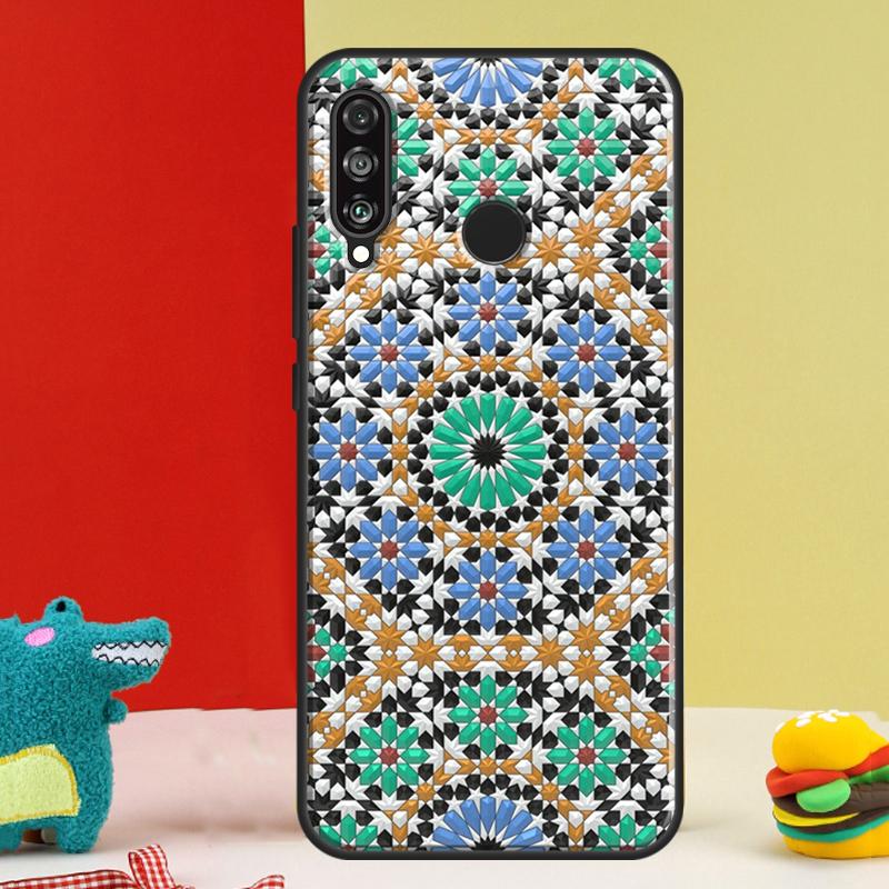 Moroccan Tile For Huawei Nova 12i 12s 11i 5T 9 10 SE Y91 Y90 Y60 Y70 Y72 Y61 P60 Pro P20 P40 P30 Lite Case