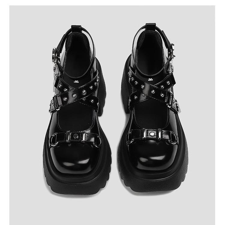 

Обувь Женские популярные французские туфли Мэри Джейн Женские туфли на высоком каблуке Туфли на платформе с увеличенным размером Юбка в комплекте с обувью 40