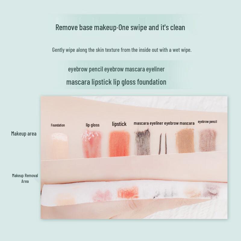 Taoyeyo Sanfte Feuchtigkeitsspendende Make-up-Entfernungstücher