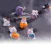 Entzückender Halloween-Bär und Elf Mini-Figuren Harz Handwerksdekorationen DIY