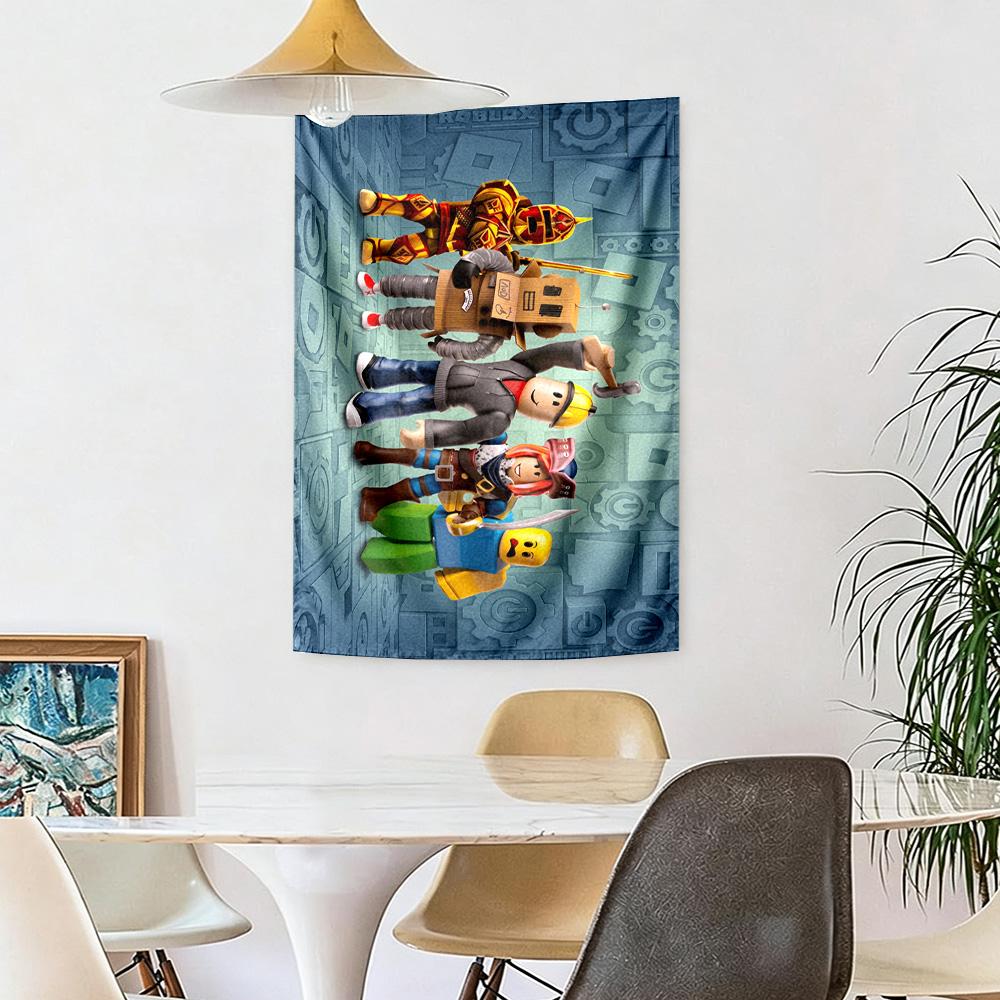 Roblox Wall Decor Tapestry Art For Pet Memorial Birthdaywedding Party Backdrop Family Gift