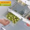 Hanging Drawer Style Refrigerator Storage Box For Organizing Fruits, Keeping Them Fresh, Kitchen Plastic Expandable Storage Box