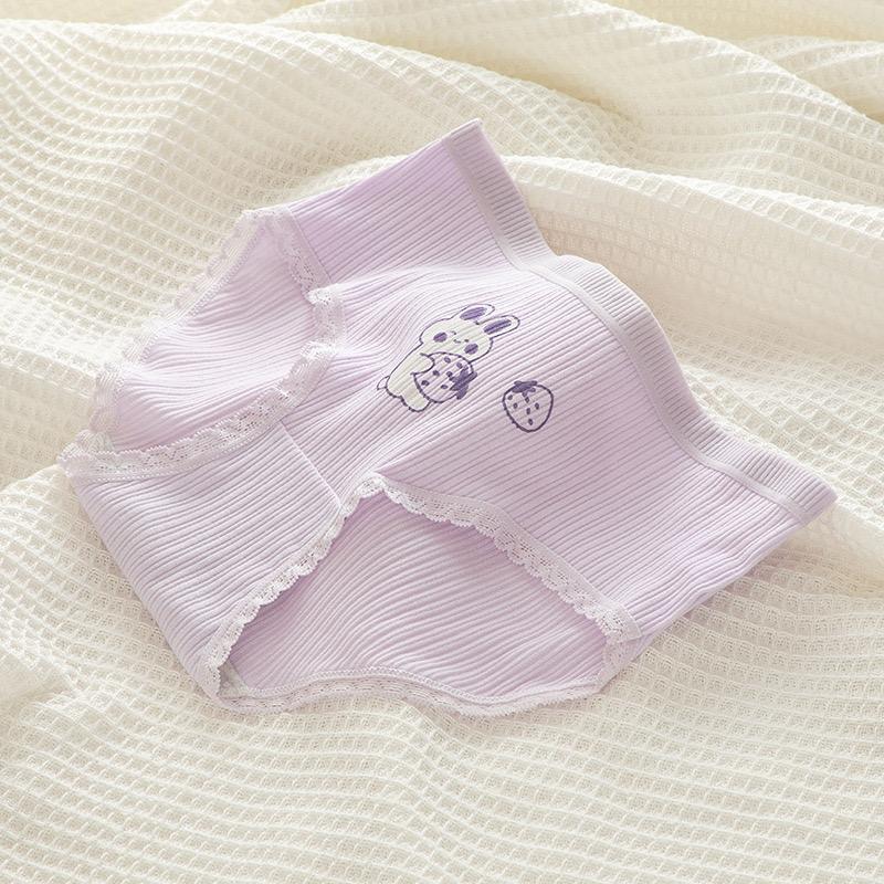 Cute Girl Cartoon Underwear Cotton Panties Girl Student Briefs for Women