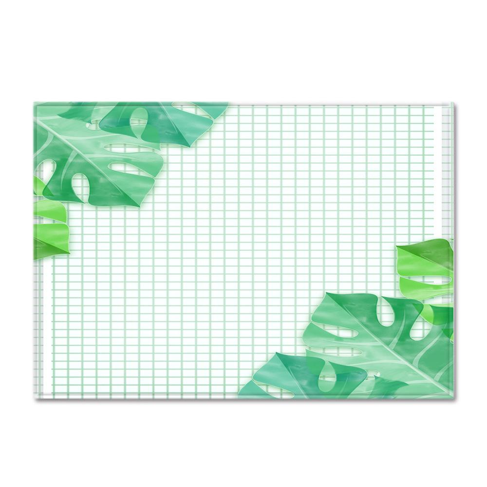 Striped Checked Large Carpet Feather Wind Bedroom Floor Mat