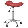 Vidaxl Swivel Dining Chair, Wine Red, Faux Leather Upholstered