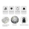 Portable Perfume Spray Bottle Rhinestone Inlaid Storage Container  Travel Accessories