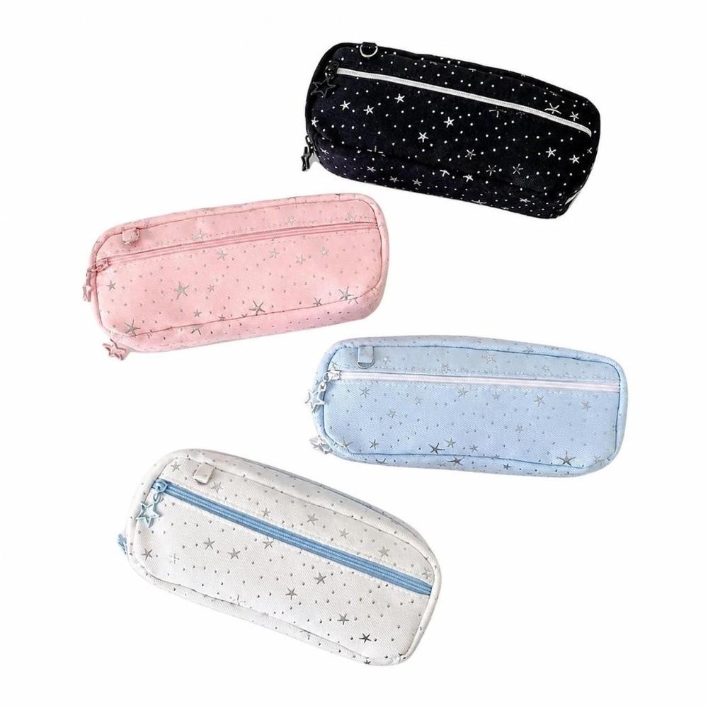Large Capacity Pen Bag Multi-compartment Stationery Storage Bag
