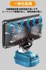 ZACPKUCO 8-inch LED Floodlight, 8000LM Ultra-Bright Cordless Work Light, Compatible with 14.4V18V Power Supplies, Dual Output Charging Ports, IP66