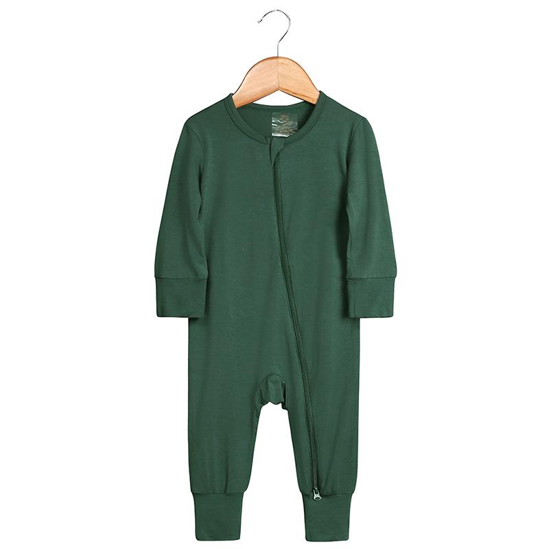 Bamboo Fiber Baby Onesie – Spring/Autumn Casual Homewear Newborn Climbing Suit