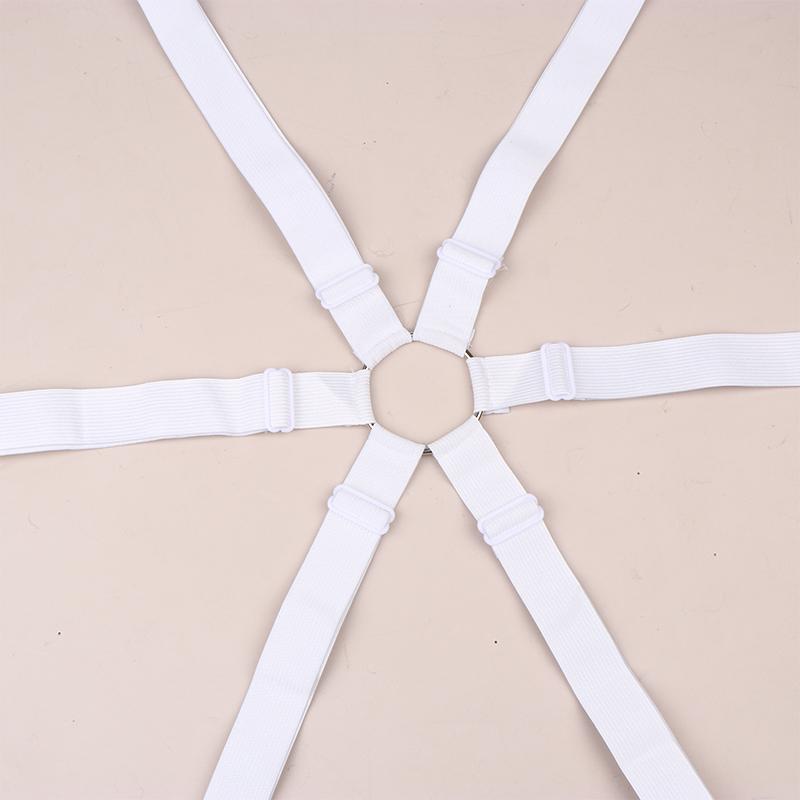 1/2/3Pcs Adjustable Elastic Bed Sheet Holder Mattress Clip Fasteners Cover Blankets Non-Slip Fixing Strap Grippers Black/White