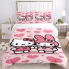Hello Kitty Melody Friendship Print 3Pcs Bedding Setduvet Cover With 2 Bedropillowcase Home Birthday Gift