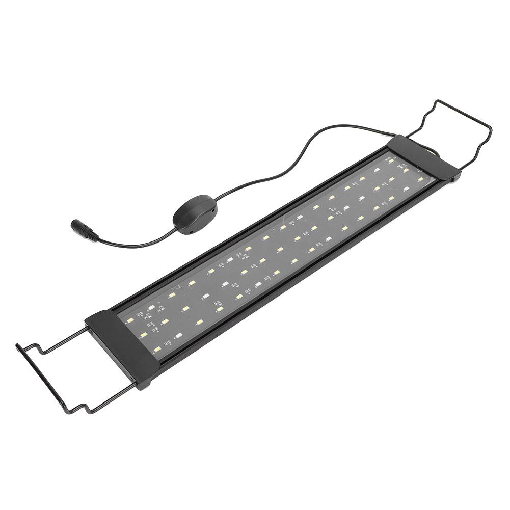 Ultradünne dehnbare Aquarium Aquarium Aluminiumlegierung blau weißes Licht LED Lampe