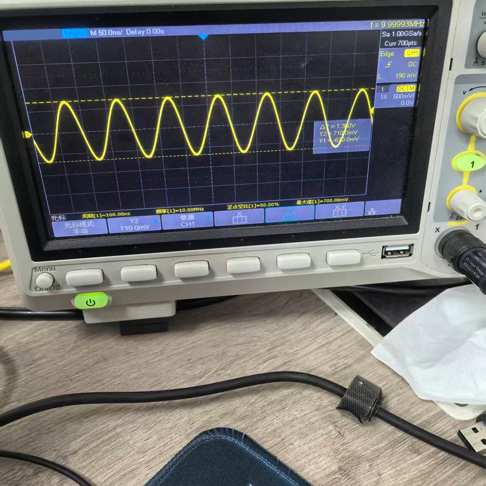 10MHz Sinewave Output OCXO Board Frequency Standard with Shell and Type-C Cable Stable Constant Temperature Crystal Oscillator