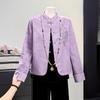 Tiger Year Embroidered Tang Jacket for Mom, 2026: Chinese Style Spring Cardigan for Middle-Aged & Elderly Women