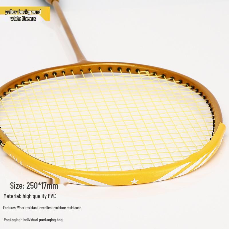 Durable Badminton Racket Edge Guard: Anti-Scratch Protective Film, Adhesive Sticker To Prevent Breakage & Paint Peeling