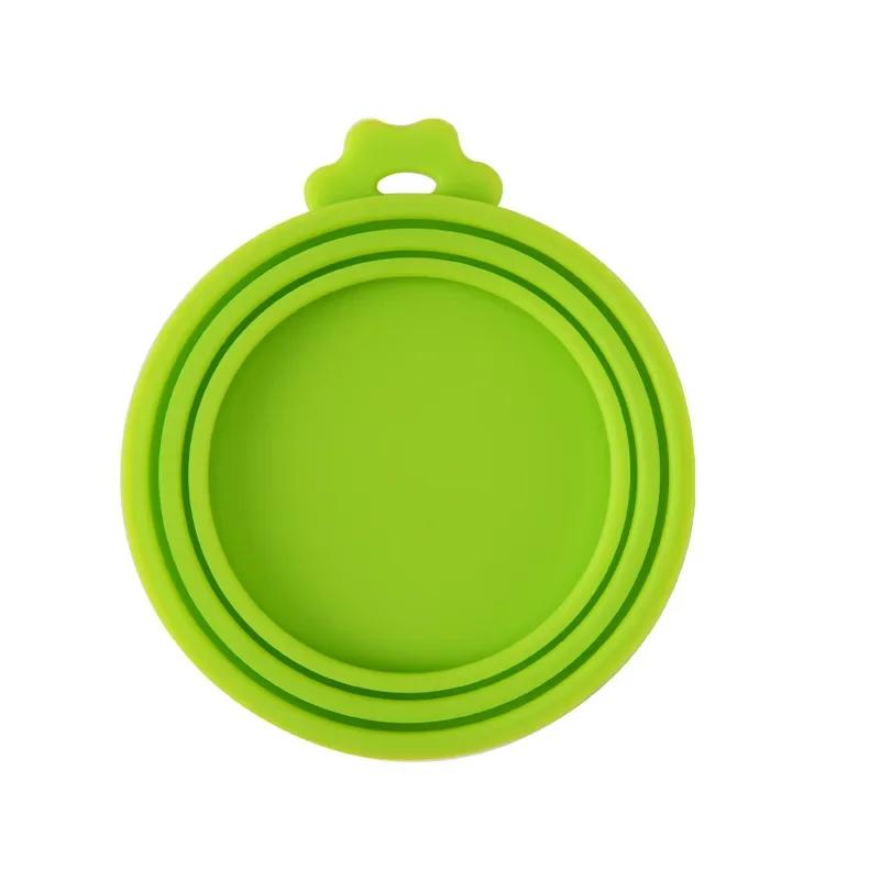 Reusable Silicone Pet Can Lid Airtight Sealing Cover Moisture Proof Fresh Keeping Cap For Dog Cat Wet Food Daily Storage Supply