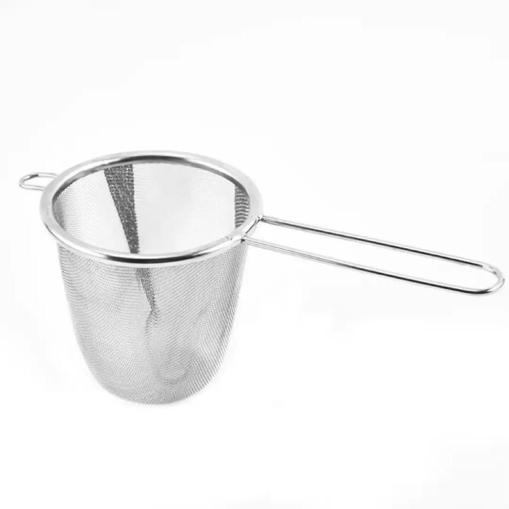 Stainless Steel Tea Strainer Single-Handle Tea Infuser Tea Leaf Filter