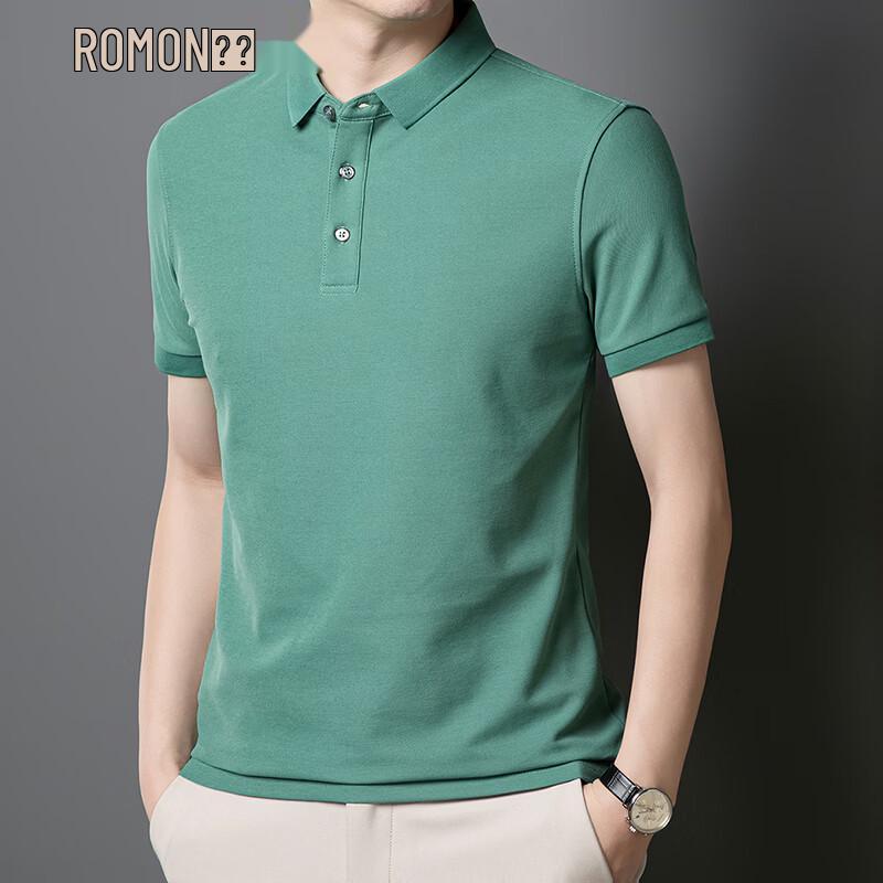 ROMON Men s Casual Polo Shirt 5XL