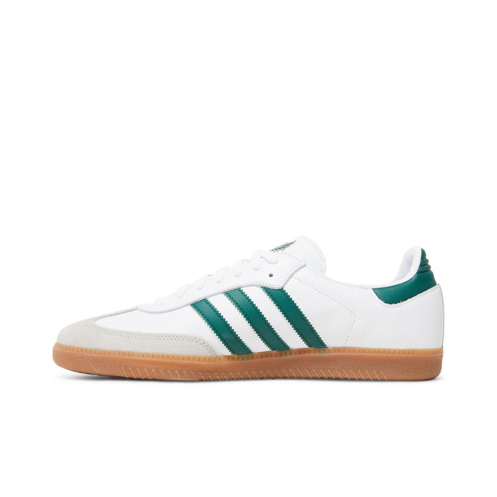 adidas Men's Samba Team 'Mexico' (Unisex) Cloud White / Collegiate Green / Gum German Army Trainers HQ7036