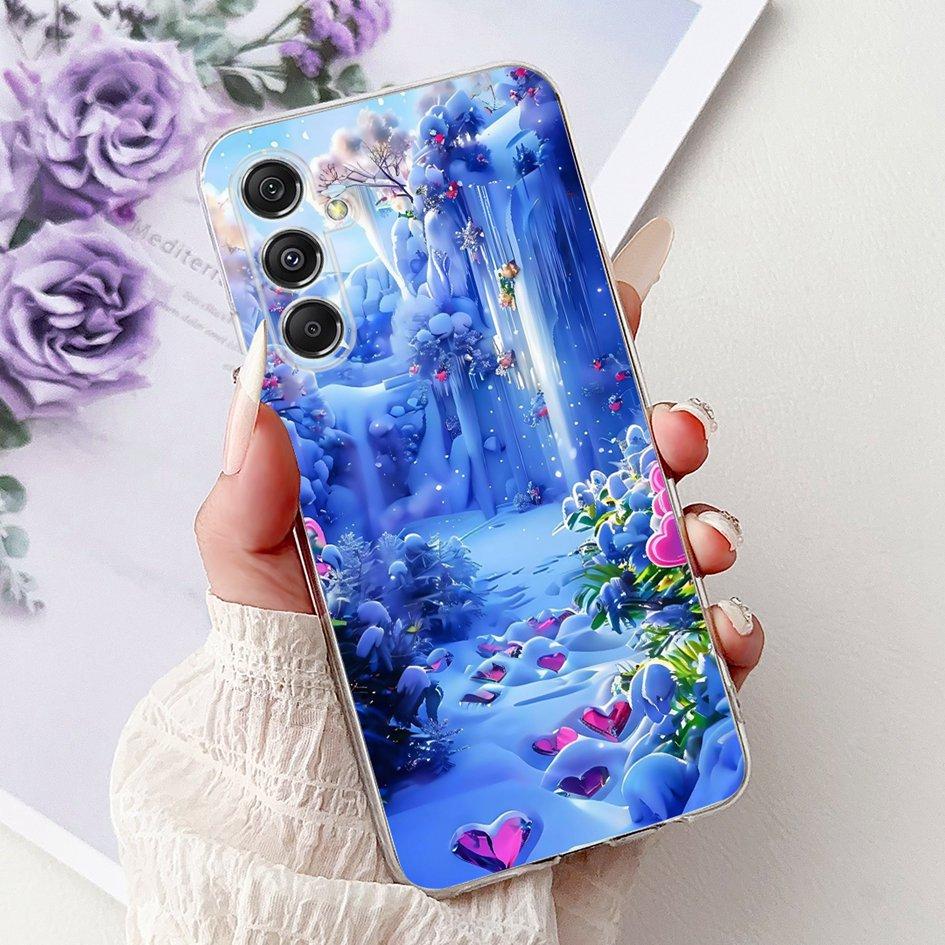 For Samsung Galaxy M34 M54 5G Case Luxury Painted Soft Slim Silicone TPU Back Cover on Samsung M14 SM-M145F M 14 GalaxyM14 Funda
