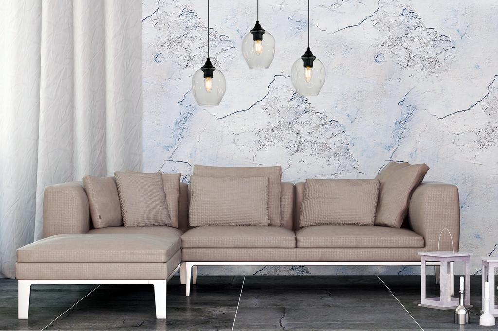 MODERNE DECKENHÄNGENDE LAMPE GLASLÜSTER