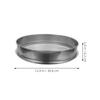 Garden Sifter For Compost Sifting Tool Round Mesh Sifter Metal Sifting Tool For Garden Soil Screening And Particle Separation