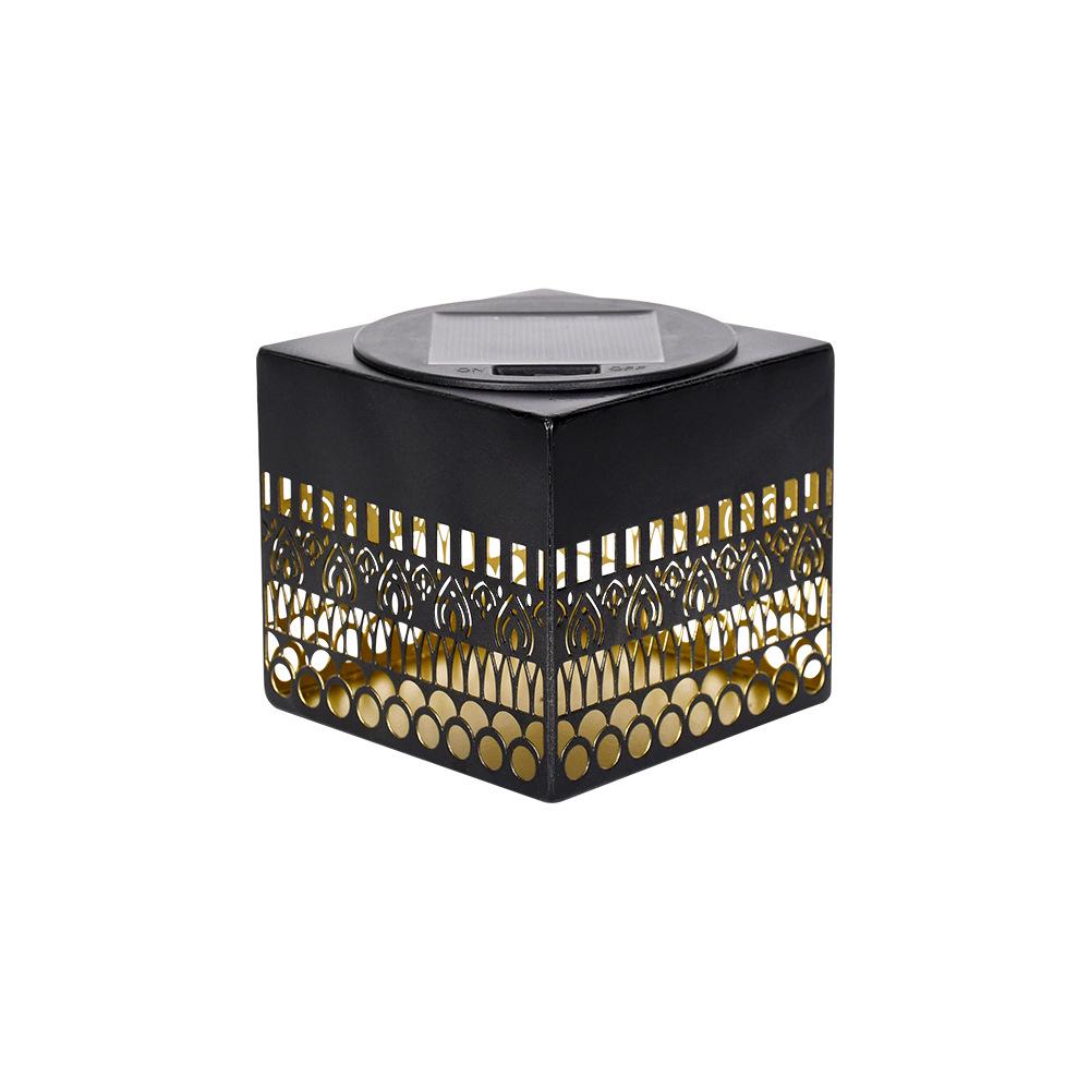 Outdoor Solar Rainproof Wrought Iron Projection Light: Garden Wall & Fence Atmosphere Lamp