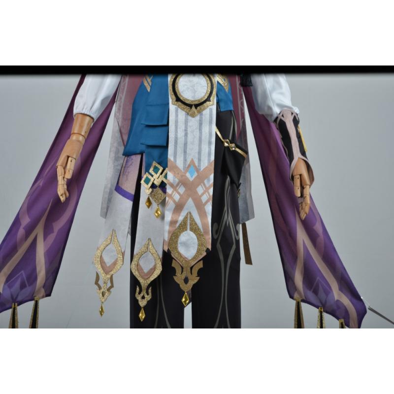 Anime hra Kaveh cosplay Kostým Muži Halloween Uniforma Paruka Kompletní sada Sumeru Anemo Suit