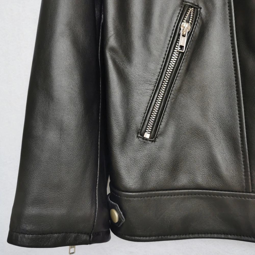 Maplesteed OVERSIZE Frauen Leder Jacke Lose 100% Weiche Schaffell Weibliche Natürliche Haut Mantel Frühling Herbst Plus Größe M486