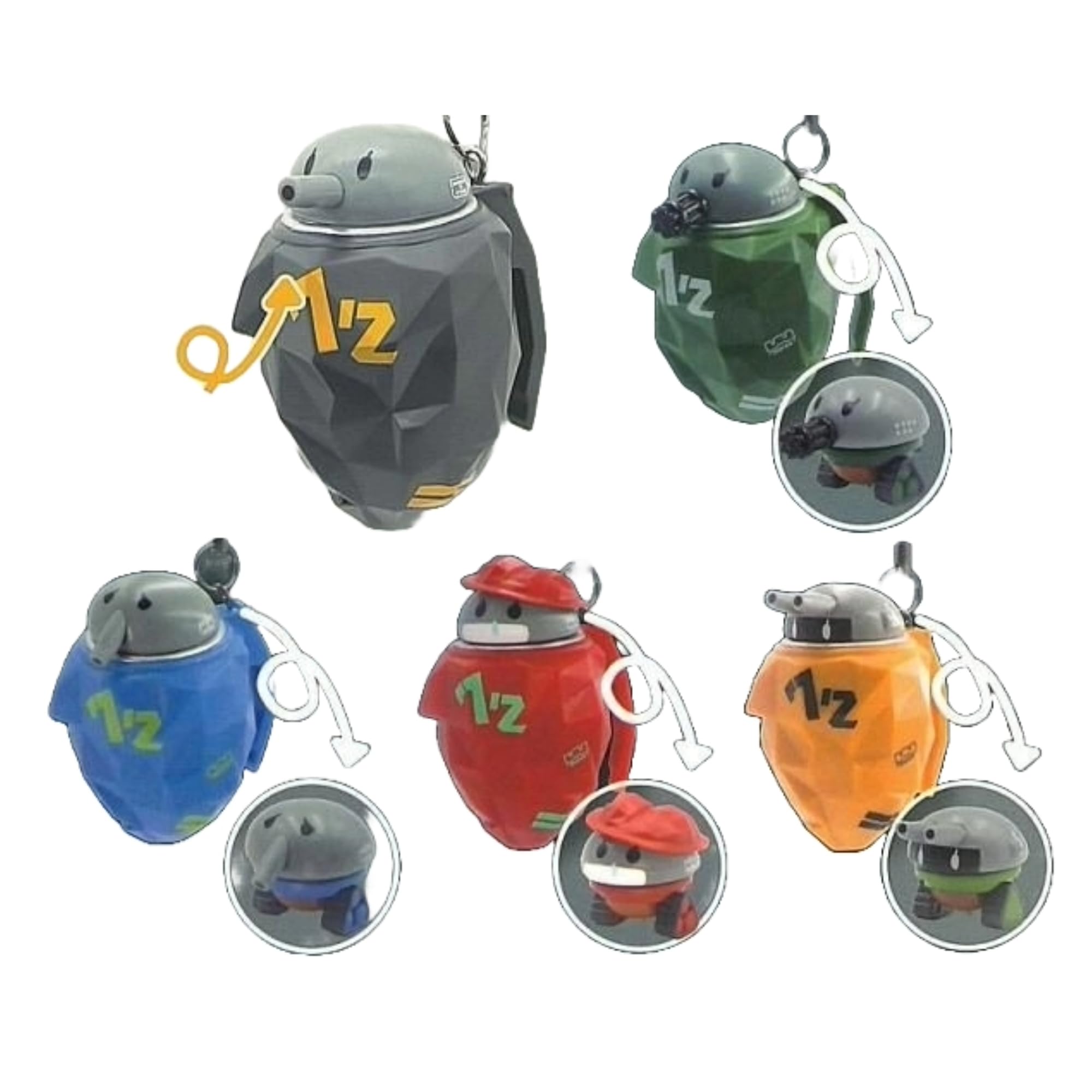 

Игрушки Cabin Minobushi Tank x Все 5 типов набор Без капсулы Полный комплект Gacha Gacha Capsule Toy