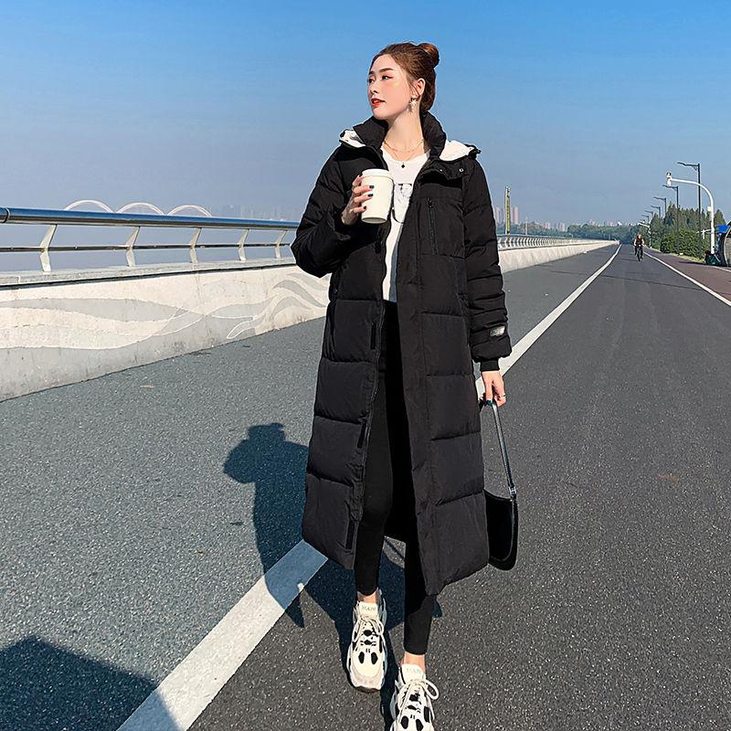Thickened Down Padded Jacket Padded Jacket Women's Korean Version of The Loose Long Over-the-knee Winter Jacket Padded Jacket