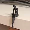 Minimalist Edge Sitter Character Sculpture Plastic Tabletop Human Decor  Home Office