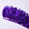 High-Quality Turkey Feather Edging, Colored Feathers, Fire Feather Edging For Weddings