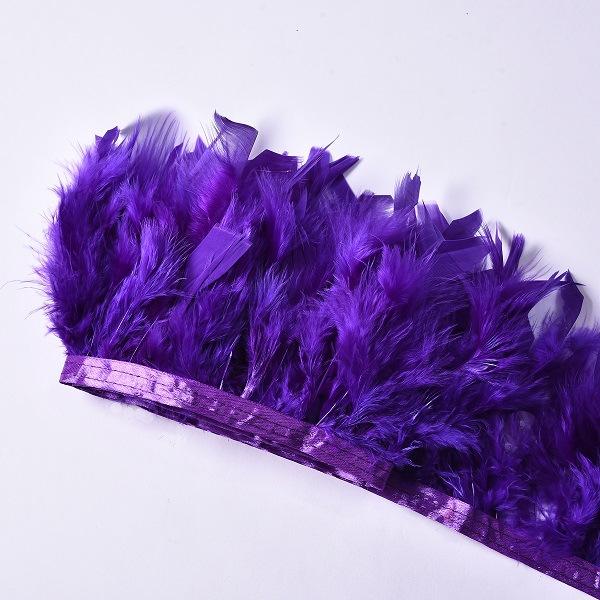 High-Quality Turkey Feather Edging, Colored Feathers, Fire Feather Edging For Weddings
