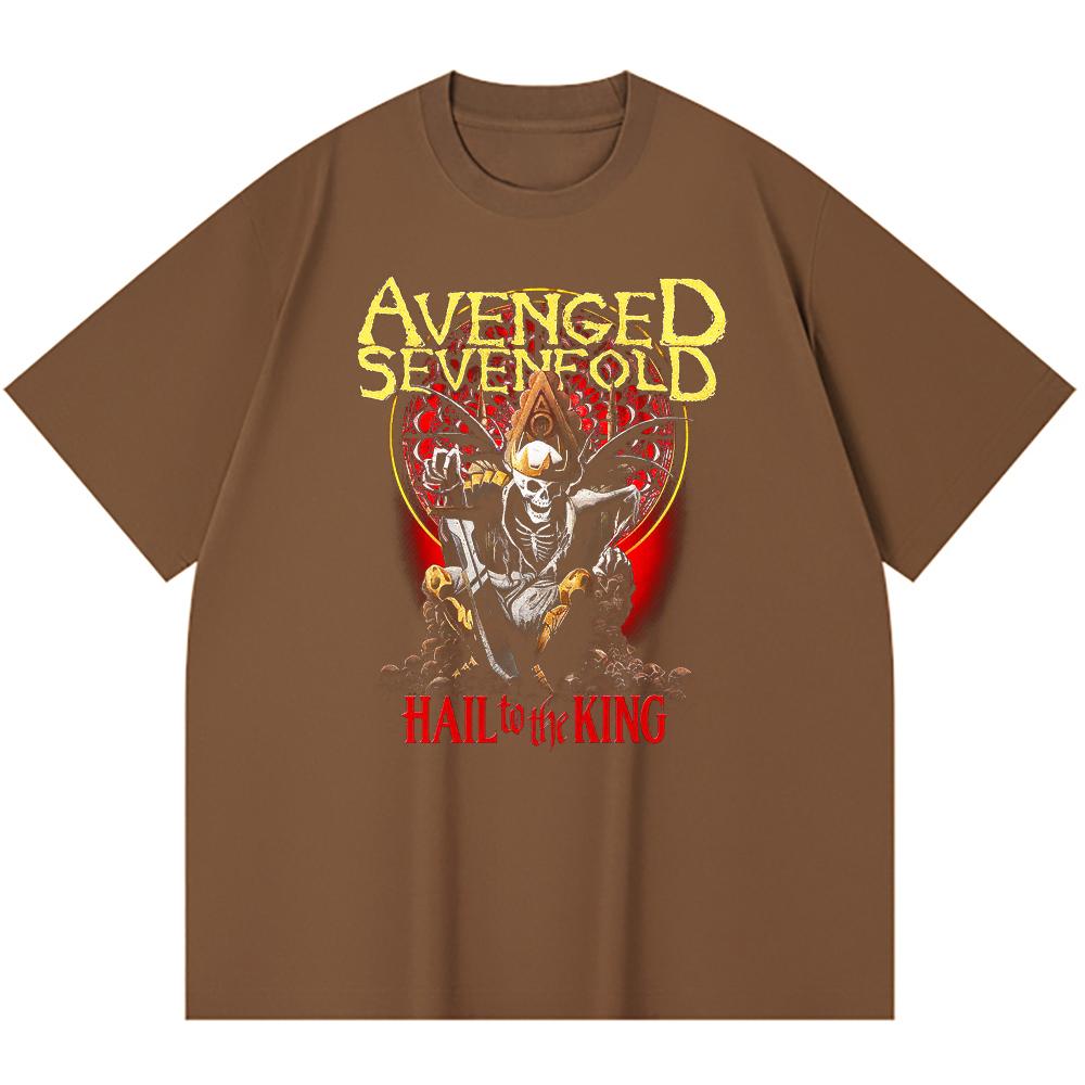 230 g/m² 100% Baumwolle Heavy Metal T-Shirt Rockband Beliebte Musik Druck Unisex Schweres Baumwoll-T-Shirt