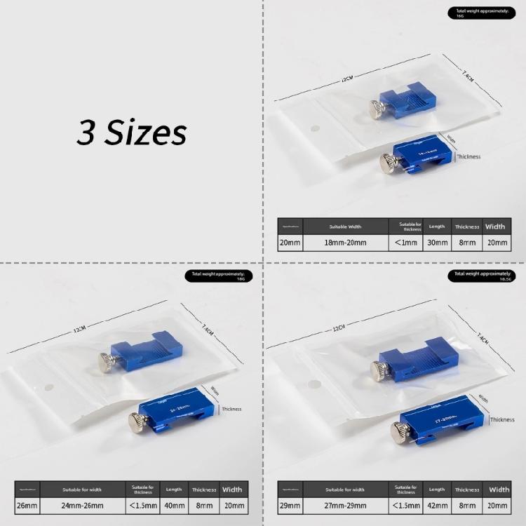 20/26/29mm Measuring Gauge Tool Alloy Built Clear Readable Scale for Workshop Construction and Lab Testing