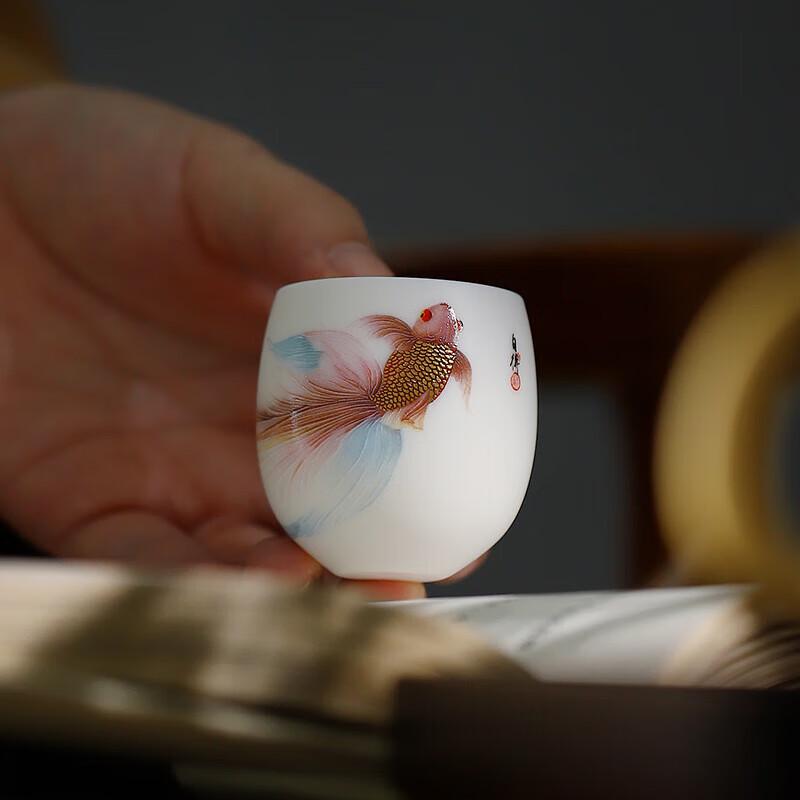 Chaxun Ceramic Dragon Egg Kung Fu Tea Cup