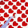 (YOUU06)10Sheet Laser Small Heart Sticker Glitter Shiny Red Gold Silver Valentine Sticker DIY Journal Diary Decoration