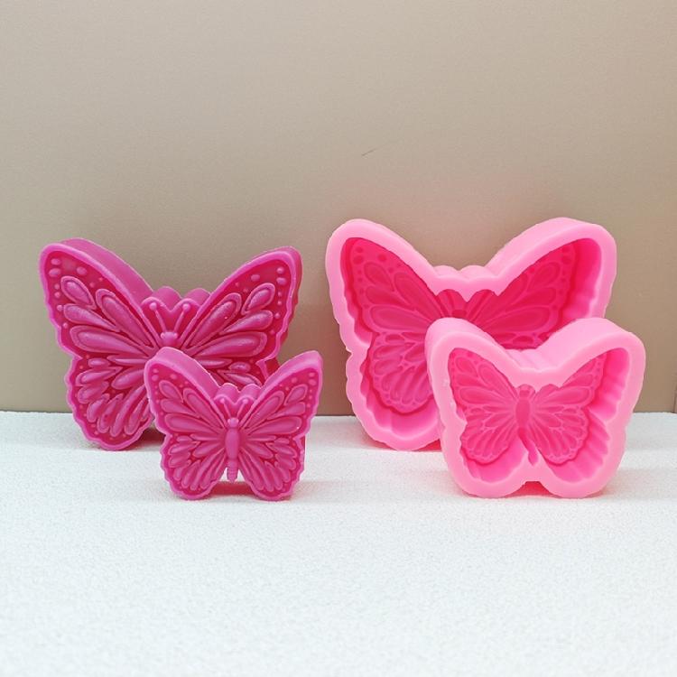 Butterfly Candle Molds Cartoon Animal Silicone Molds Clay Molds Castings Molds Baking Molds Candle Making Molds