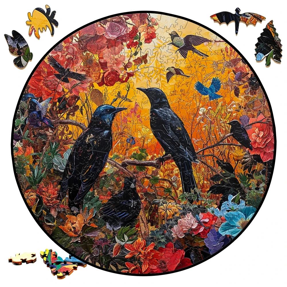 TaiChi Iq Puzzles Wood Board Games Ideal for The Whole Family Learning Plus Education Action Figures Craft Playthings Jigsaw Wooden Puzzle
