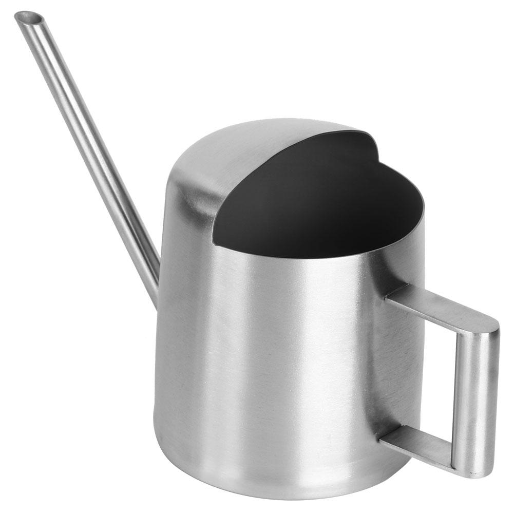 300ML Edelstahl Gießkanne mit langem Ausguss für Haushalt Grünpflanze Bonsai Bewässerungswerkzeug