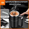 Mini taza de café eléctrica automezcladora de 380 ml, resistente al agua IP67, apta para alimentos, recargable por USB, taza magnética automática para té