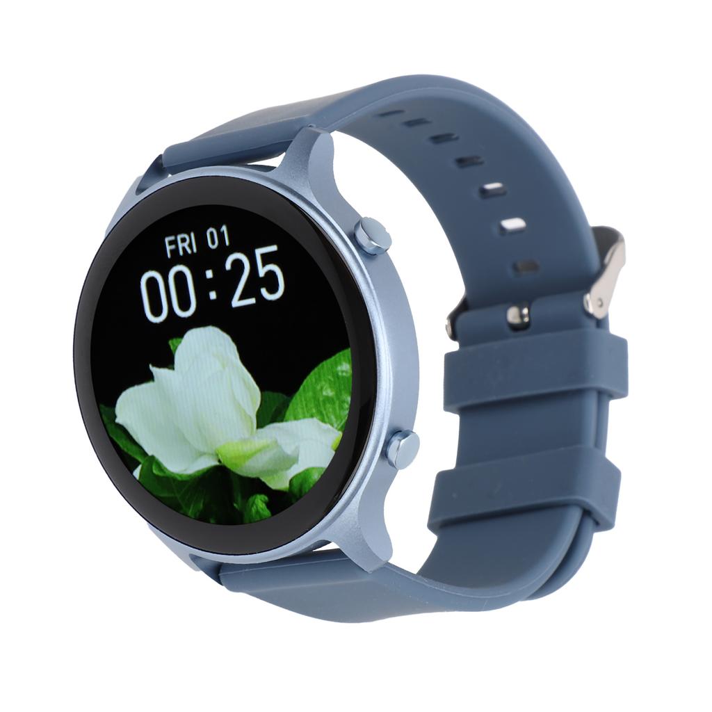 Women Smart Watch 1.28in HD Touch Screen BT Talking Sports Sleep Monitoring Smartwatch DS30 Blue