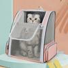 Bolsa Transportín para Gatos Mochila de Viaje para Exteriores para Gatos Perros Pequeños Bolsa Transportadora para Gatos Transpirable Adecuada para Gatos de Hasta 6 kg
