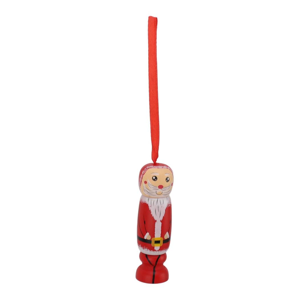 Father Christmas Ornament Funny Drawer Design Wooden Craft Christmas Tree Decoration for Bookshelf