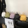 Simple and Fashionable Milk Yellow Small Backpack Casual Cute Schoolbag New Niche Mini Backpack
